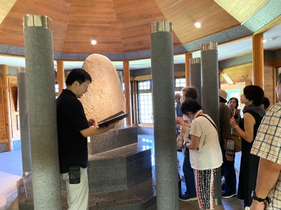 日本中央の碑保存館の見学